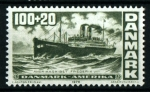 Stamps Denmark -  Bicentenario Independencia EEUU