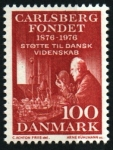 Stamps Denmark -  Centenario fundación Ciencias y Letras