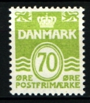 Stamps Denmark -  Serie basica- Olas