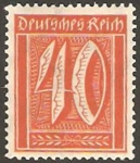 Stamps Germany -  143 - cifra