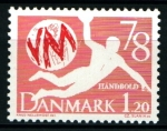 Stamps Denmark -  Campeonato mundial balonmano
