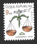 Stamps : Europe : Czech_Republic :  3065 - Zodiaco