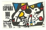 Stamps : Europe : Spain :  Centenario de  Picasso