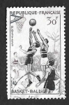 Stamps France -  801 - Baloncesto