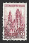 Stamps France -  854 - Catedral de Ruán