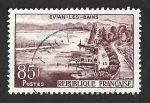 Sellos de Europa - Francia -  908 - Evian Les Bains