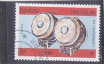Stamps Laos -  instrumentos musicales