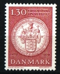 Stamps Denmark -  V cent. universidad Copenague