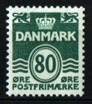 Stamps Denmark -  Serie basica- Olas