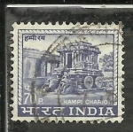 Stamps : Asia : India :  Hampi Chariot