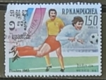 Stamps Cambodia -  FIFA World Cup 1986 - Mexico