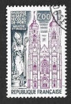 Stamps France -  1405 - Basílica Saint-Nicolás-de-Port