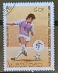 Stamps Laos -  FIFA World Cup Football Championship 1990, Italy
