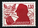 Sellos de Europa - Dinamarca -  Bicentenario del nacimiento- Poeta