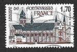 Stamps France -  1604 - Real Abadía de Nuestra Señora de Fontevraud