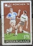 Sellos de Europa - Rumania -  Football World Cup, Munchen 1974