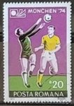 Stamps Romania -  Football World Cup, Munchen 1974