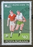 Stamps Romania -  Football World Cup, Munchen 1974
