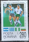Stamps Romania -  Football World Cup, USA 1994