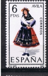 Stamps Spain -  Trajes típicos  Avila