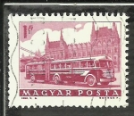 Stamps Hungary -  Bus