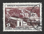 Sellos de Europa - Francia -  189 - Central Eléctrica de Boali (AFRICA ECUATORIAL FRANCESA)