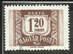 Stamps : Europe : Hungary :  Porto