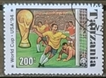 Stamps Tanzania -  FIFA World Cup 1994 - USA