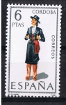 Stamps Spain -  Trajes típicos  Córdoba