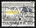 Stamps Denmark -  Dinamarca-cambio
