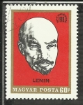 Stamps : Europe : Hungary :  Lenin