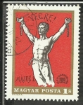 Stamps : Europe : Hungary :  Hombre libre