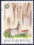 Stamps Hungary -  Monasterio Benedictino de Pannonhalma