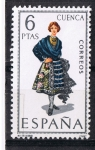 Stamps : Europe : Spain :  Trajes típicos  Cuenca