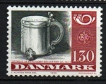 Sellos de Europa - Dinamarca -  Arte antiguo- Jarra de plata-1641