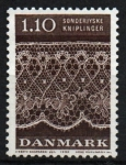 Stamps Denmark -  serie- Bordados s. XVIII