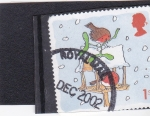 Stamps United Kingdom -  NAVIDAD ILUSTRACIONES