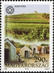 Stamps : Europe : Hungary :  Paisaje vitícola de Tójak