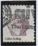 Stamps United States -  Calico Scallop