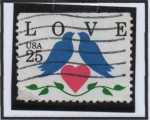 Stamps United States -  Love