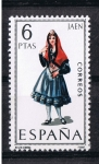 Stamps Spain -  Trajes típicos  Jaen
