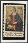 Stamps United States -  Madona y Niño