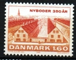 Sellos de Europa - Dinamarca -  350 aniversario barrio naval