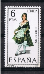 Stamps Spain -  Trajes típicos  Lérida