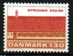 Stamps Denmark -  350 aniversario barrio naval