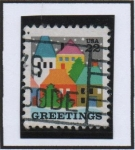 Stamps United States -  Village Escena 