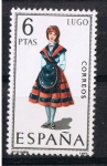 Sellos de Europa - Espaa -  Trajes típicos  Lugo
