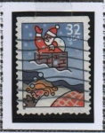 Stamps United States -  Santa Claus 