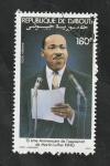 Stamps : Africa : Djibouti :  186 - 15 Anivº del asesinato de Martin Luther King