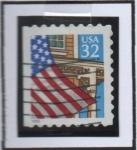 Stamps United States -  Banderas